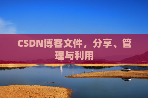 CSDN博客文件，分享、管理与利用